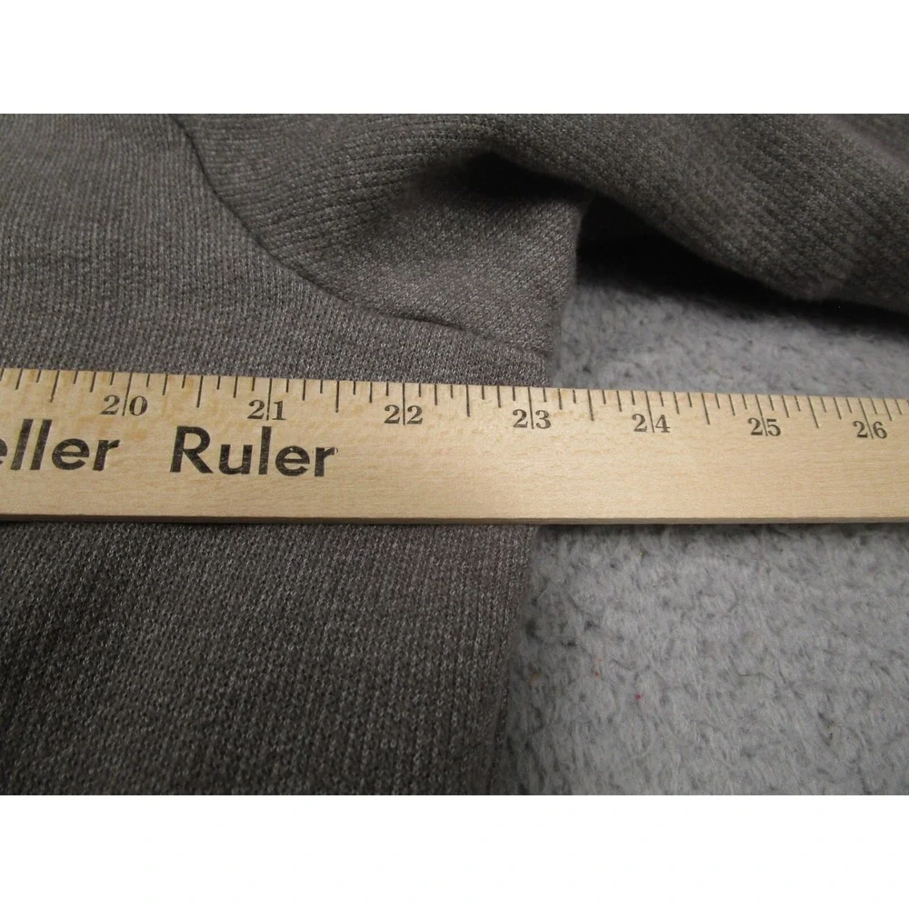 Columbia Sweater Mens Medium Gray 1/4 Zip Fleece‎ Pullover Outdoor Cotton Blend